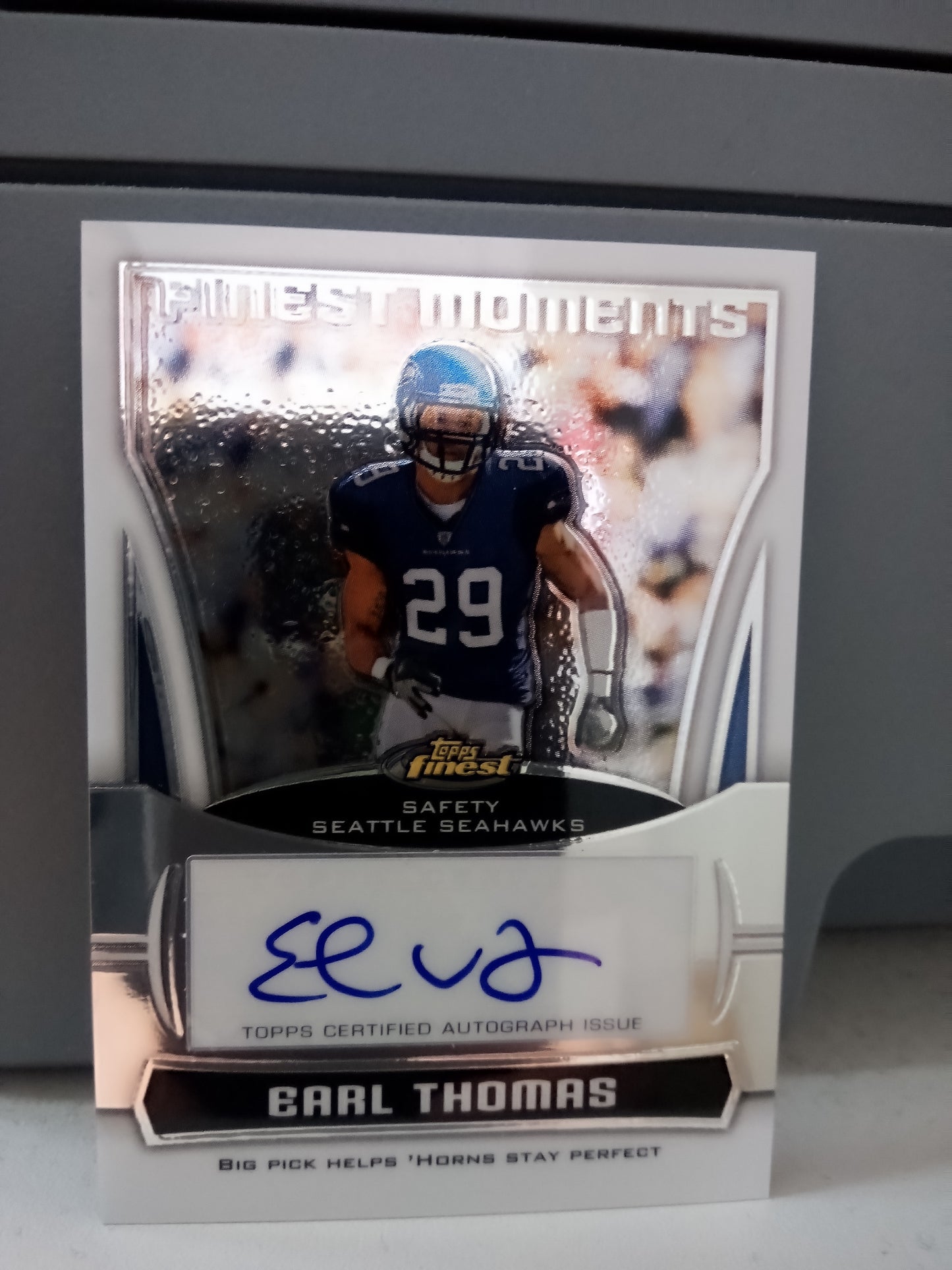 2010 Topps Finest * Earl Thomas * Finest Moments Auto #FMA-ET
