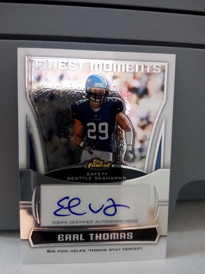 2010 Topps Finest * Earl Thomas * Finest Moments Auto #FMA-ET
