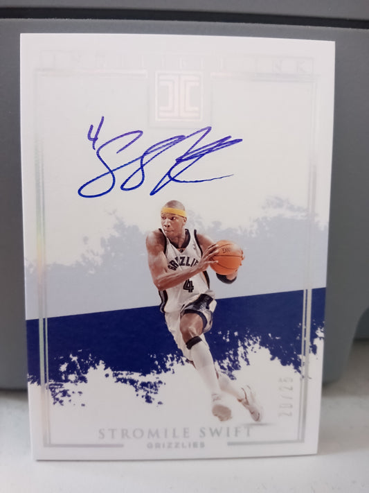 2019-20 Panini Impeccable * Stromile Swift * #20/25 Indelible Ink #II-SSW