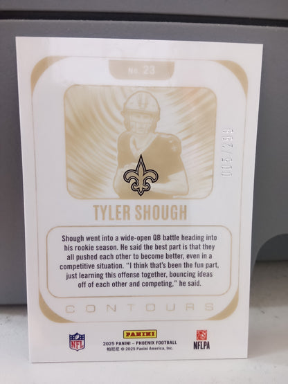 2025 Panini Phoenix * Tyler Shough * #005/299 Contours RC Wave #23