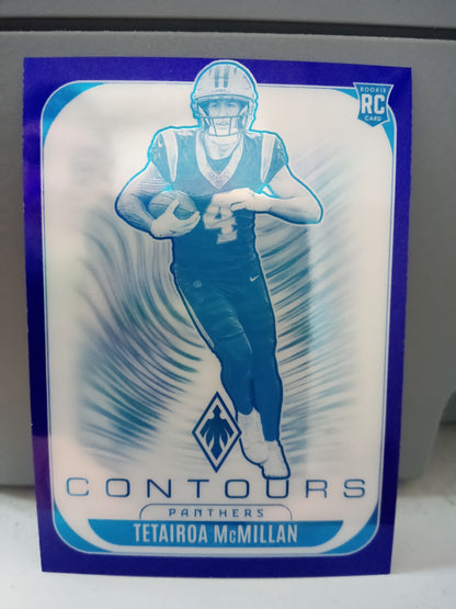 2025 Panini Phoenix * Tetairoa McMillan * #011/199 Contours RC Blue #5