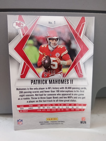 2025 Panini Phoenix * Patrick Mahomes II * #04/50 Blue #1