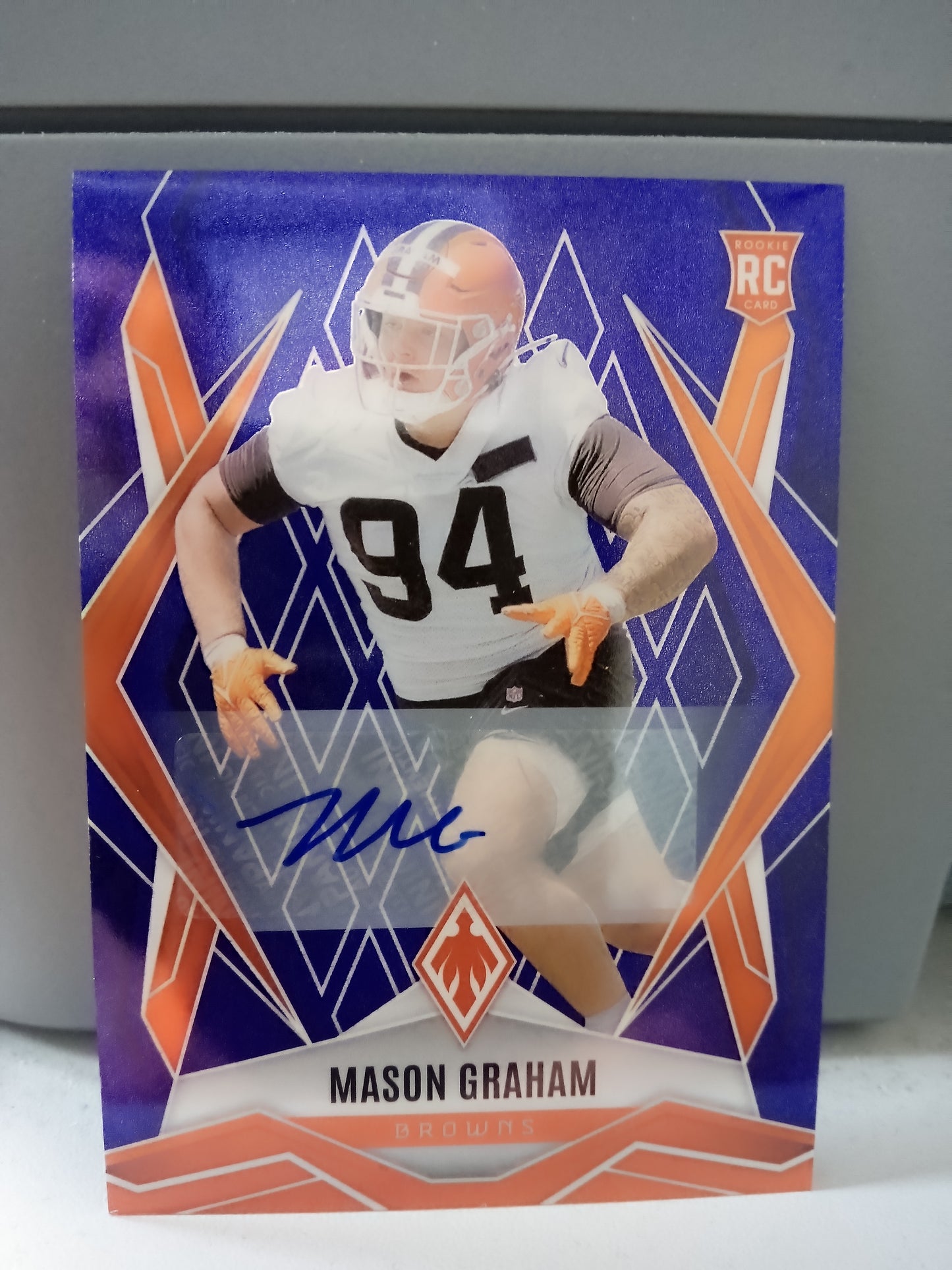 2025 Panini Phoenix * Mason Graham * #36/49 Auto RC Blue #162