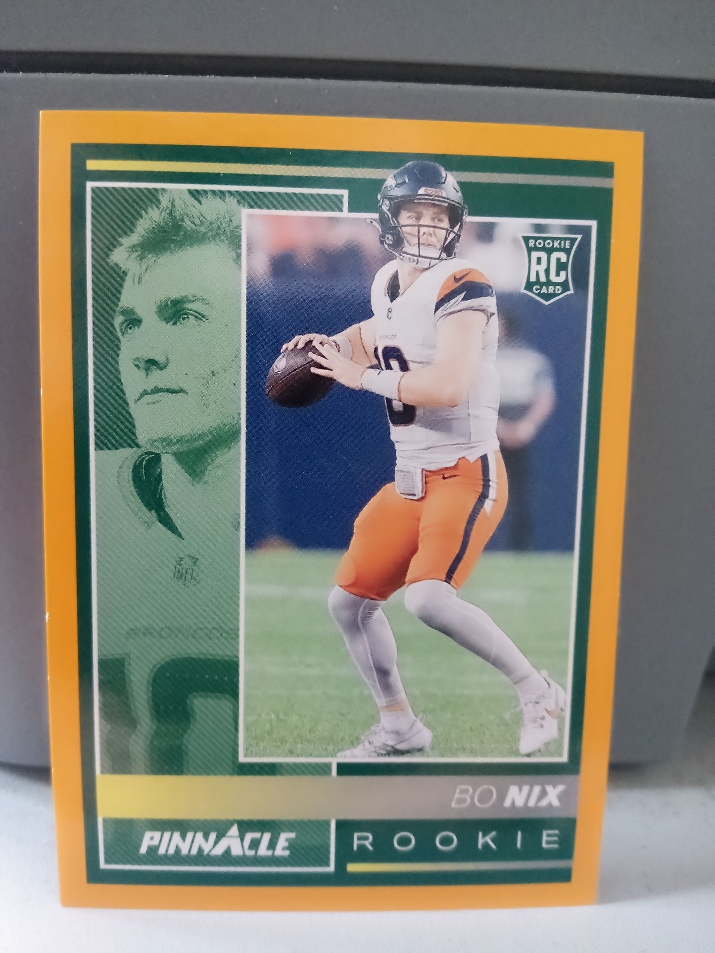 2024 Panini Encore * Bo  Nix * #07/99 Pinnacle Orange RC #208
