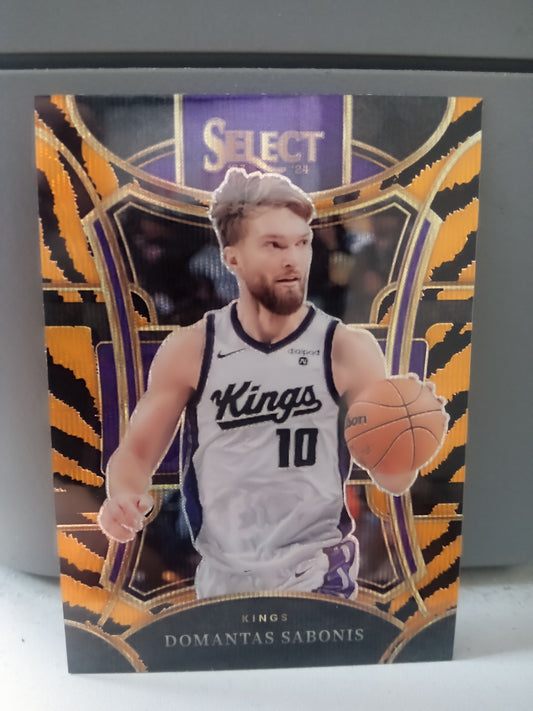 2023-24 Panini Select * Domantas Sabonis * Mezzanine Tiger Stripe #376