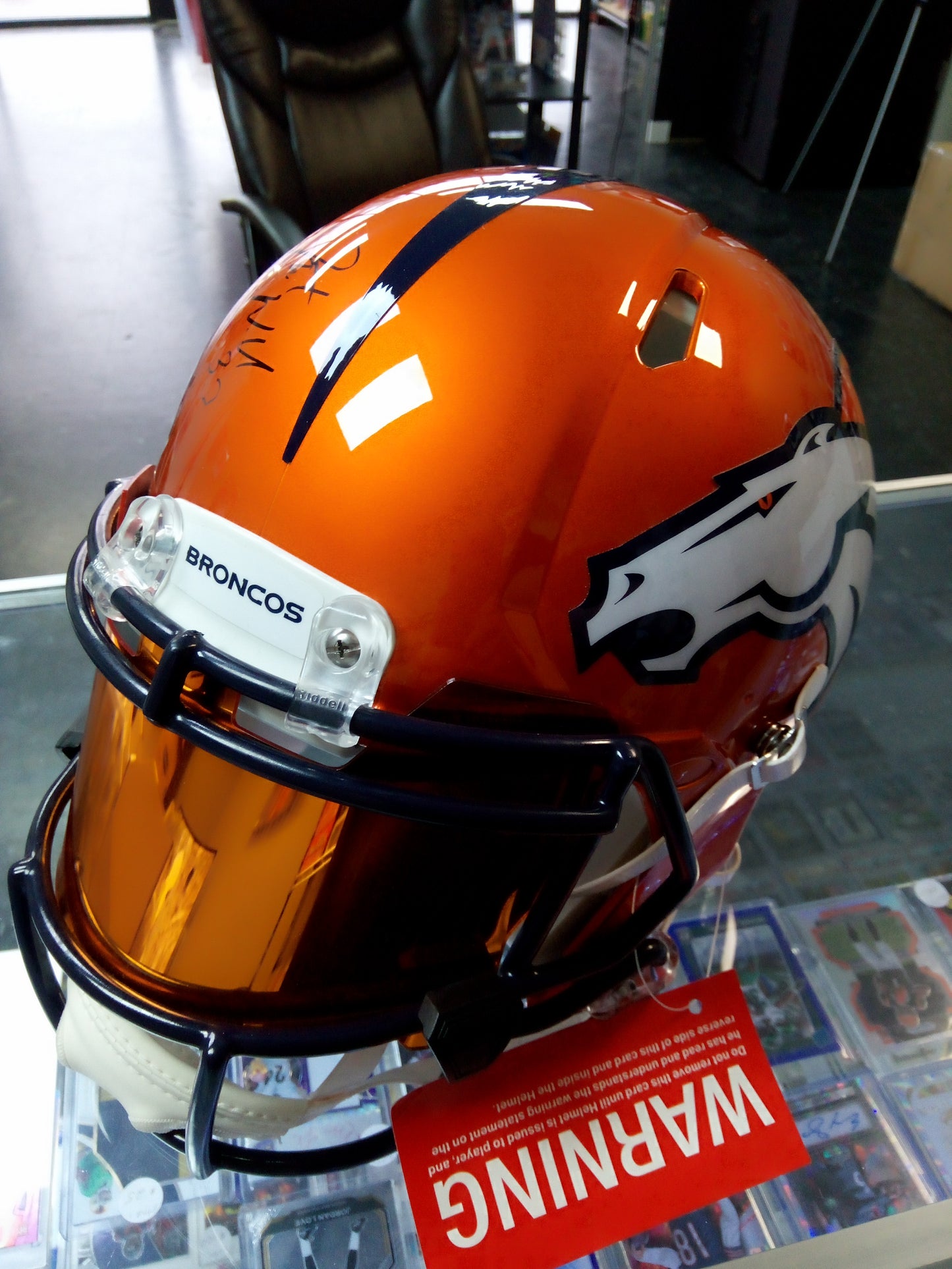 Javonte Williams Signed Full Size Denver Broncos Helmet * Beckett