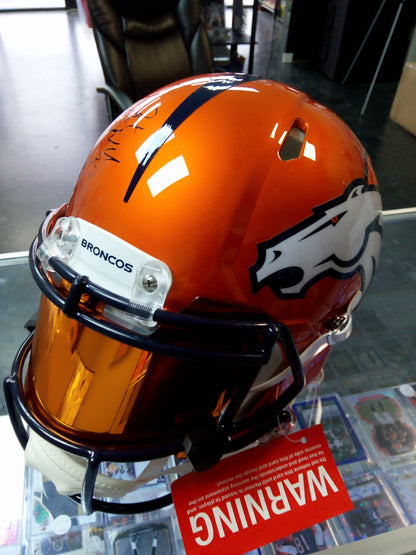 Javonte Williams Signed Full Size Denver Broncos Helmet * Beckett