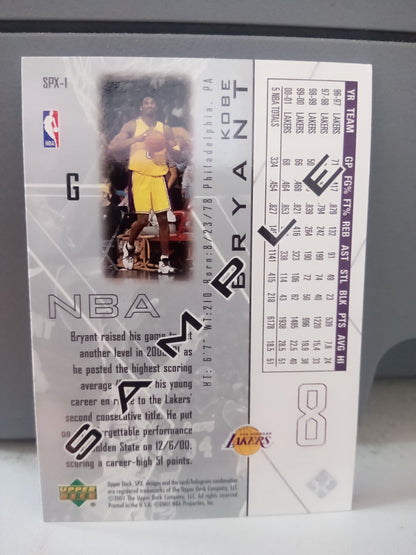2001-02 SP Sample * Kobe Bryant * #SPX-1