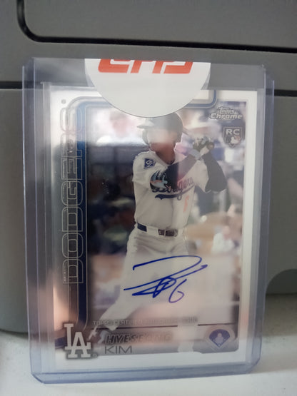 2025 Topps Chrome * Hyeseong Kim * RC Auto #RA-HYE