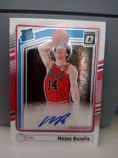 2024-25 Donruss Optic * Matas Buzelis * Rated Rookie Auto #306
