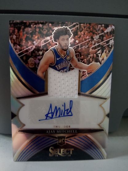 2024-25 Panini Select * Ajay Mitchell * #143/199 RC Jersey Auto #RJA-AJY