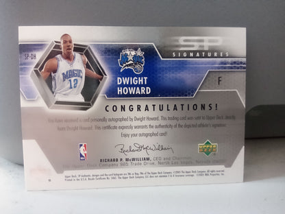 2004 SP Authentic * Dwight Howard * Rookie Signatures #SP-DH