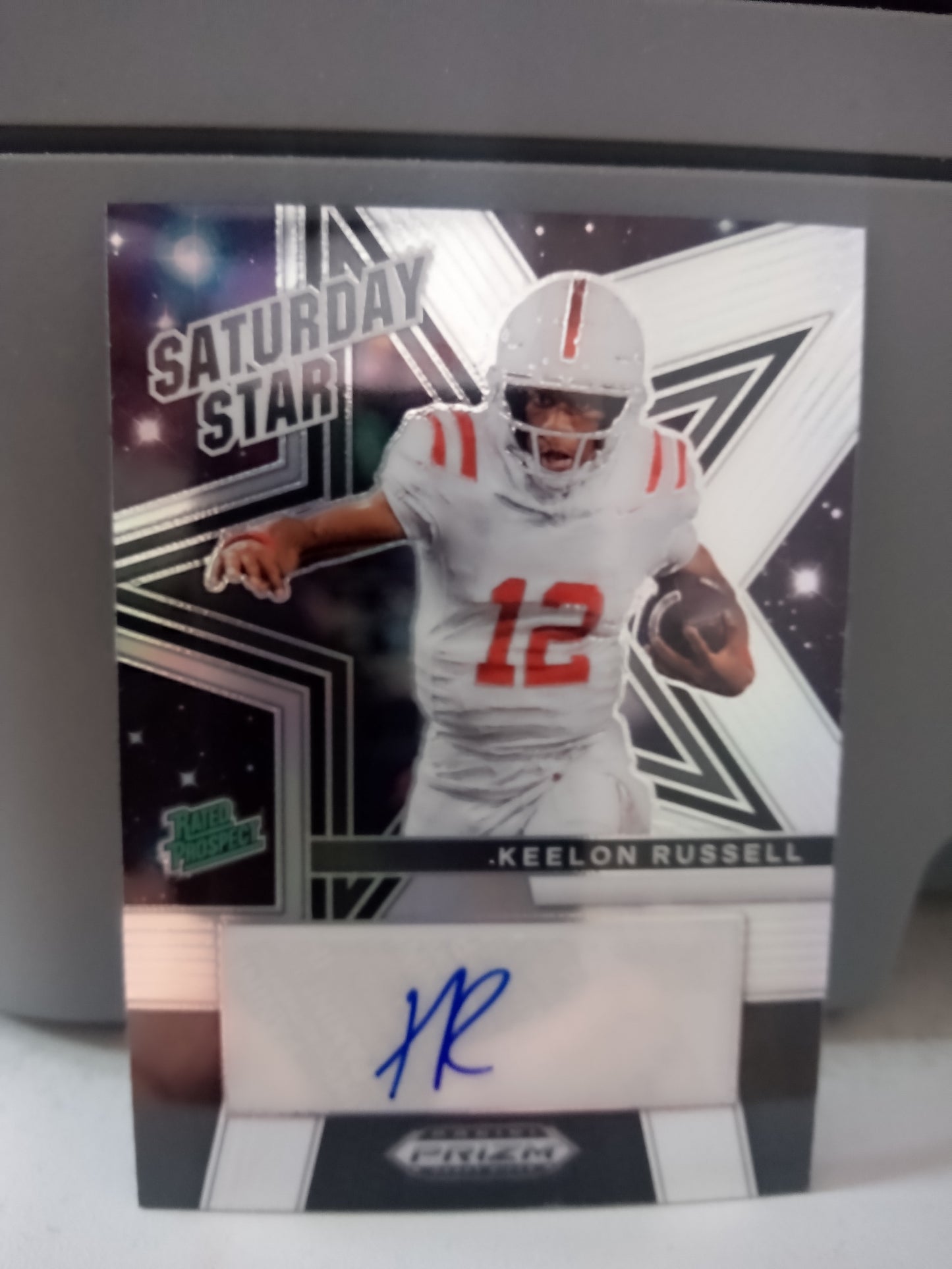 2025 Prizm Draft Picks * Keelon Russell * Saturday Stars Auto Silver #SSS-KRL