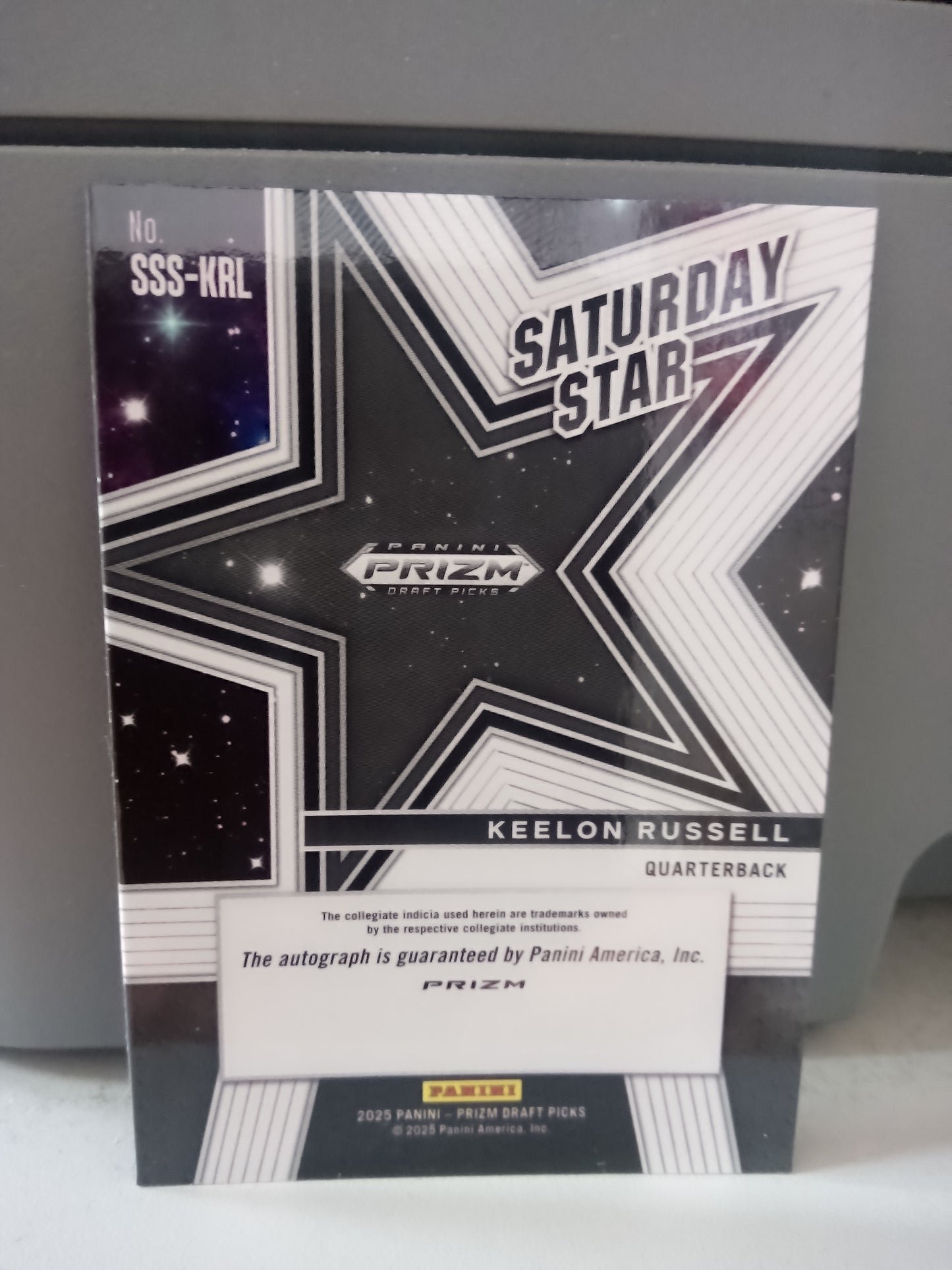 2025 Prizm Draft Picks * Keelon Russell * Saturday Stars Auto Silver #SSS-KRL