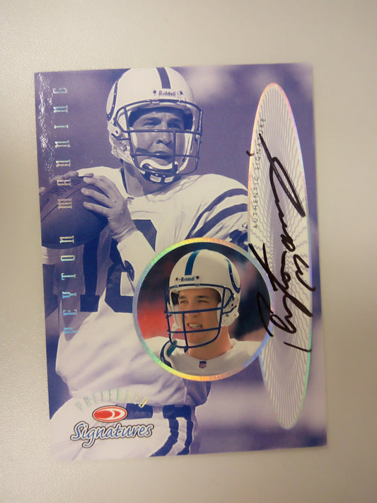 1999 Donruss Preferred * Peyton Manning Auto