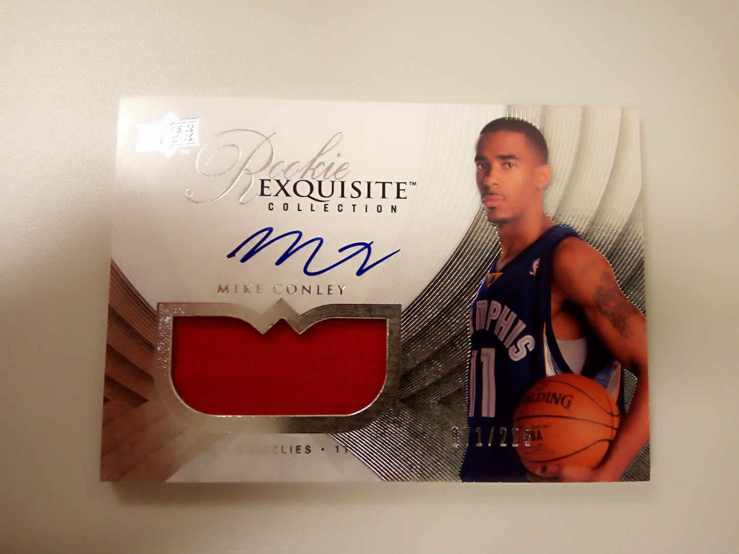 2007-08 Upper Deck * Mike Conley * #071/225 Exquisite RPA