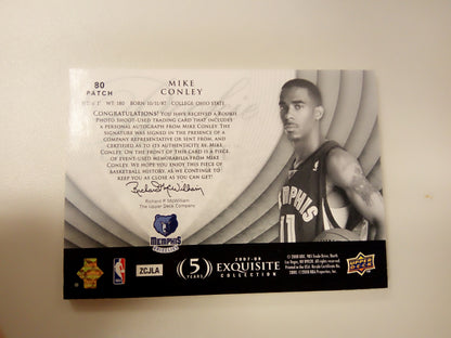 2007-08 Upper Deck * Mike Conley * #071/225 Exquisite RPA