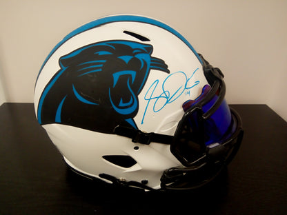 Sam Darnold Signed Full Size Carolina Panthers Helmet With Visor