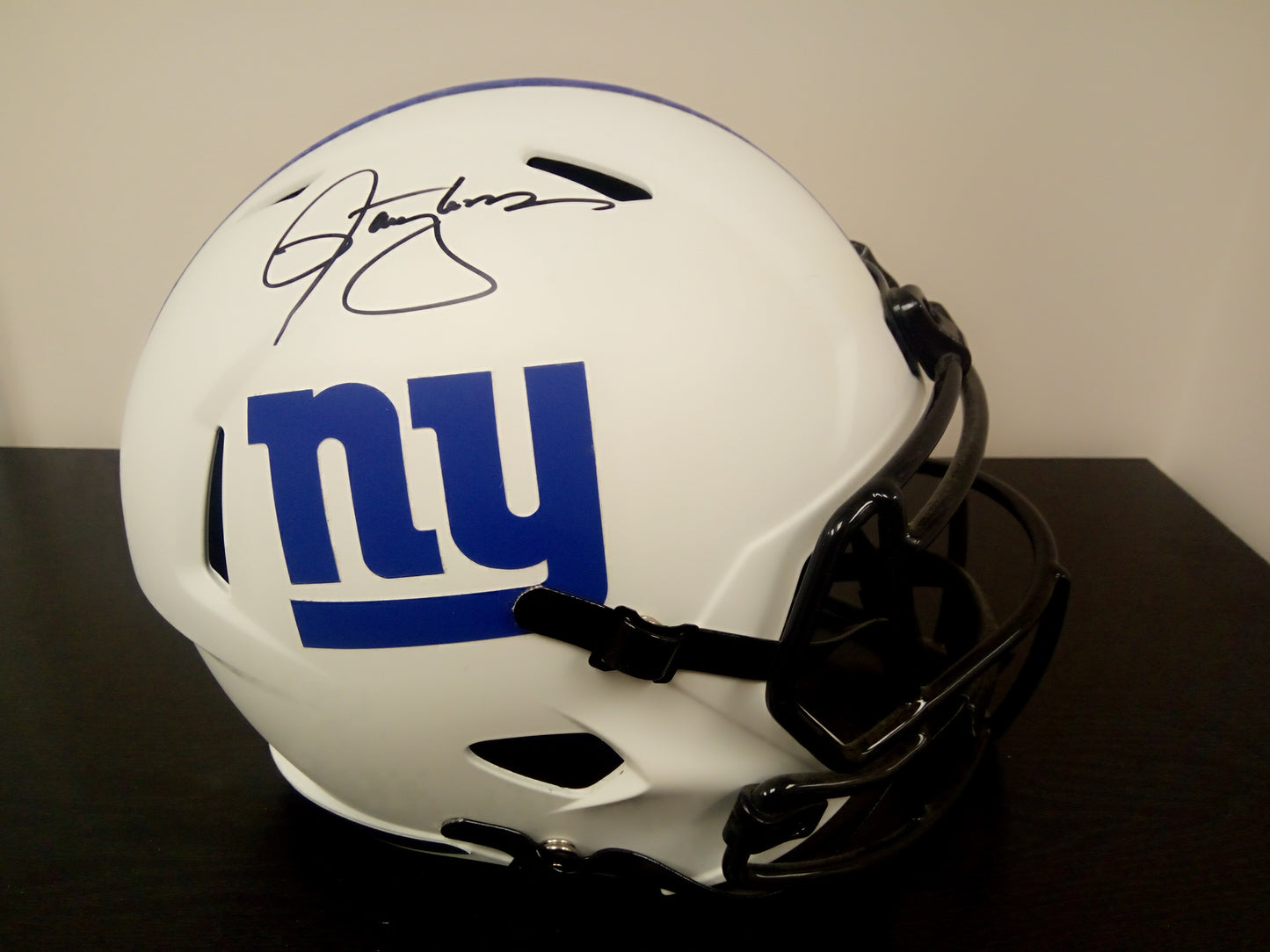 Lawrence Taylor Signed New York Giants Full Size Lunar Helmet