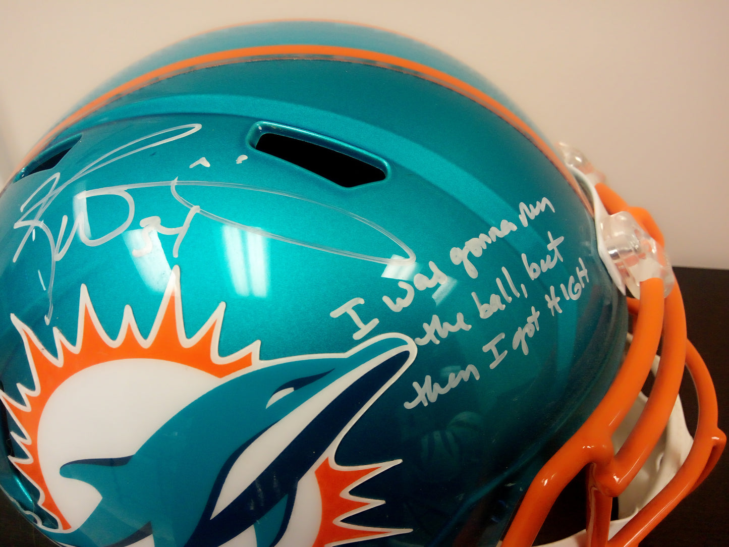 Ricky Williams Signed Full Size Miami Dolphins Helmet
