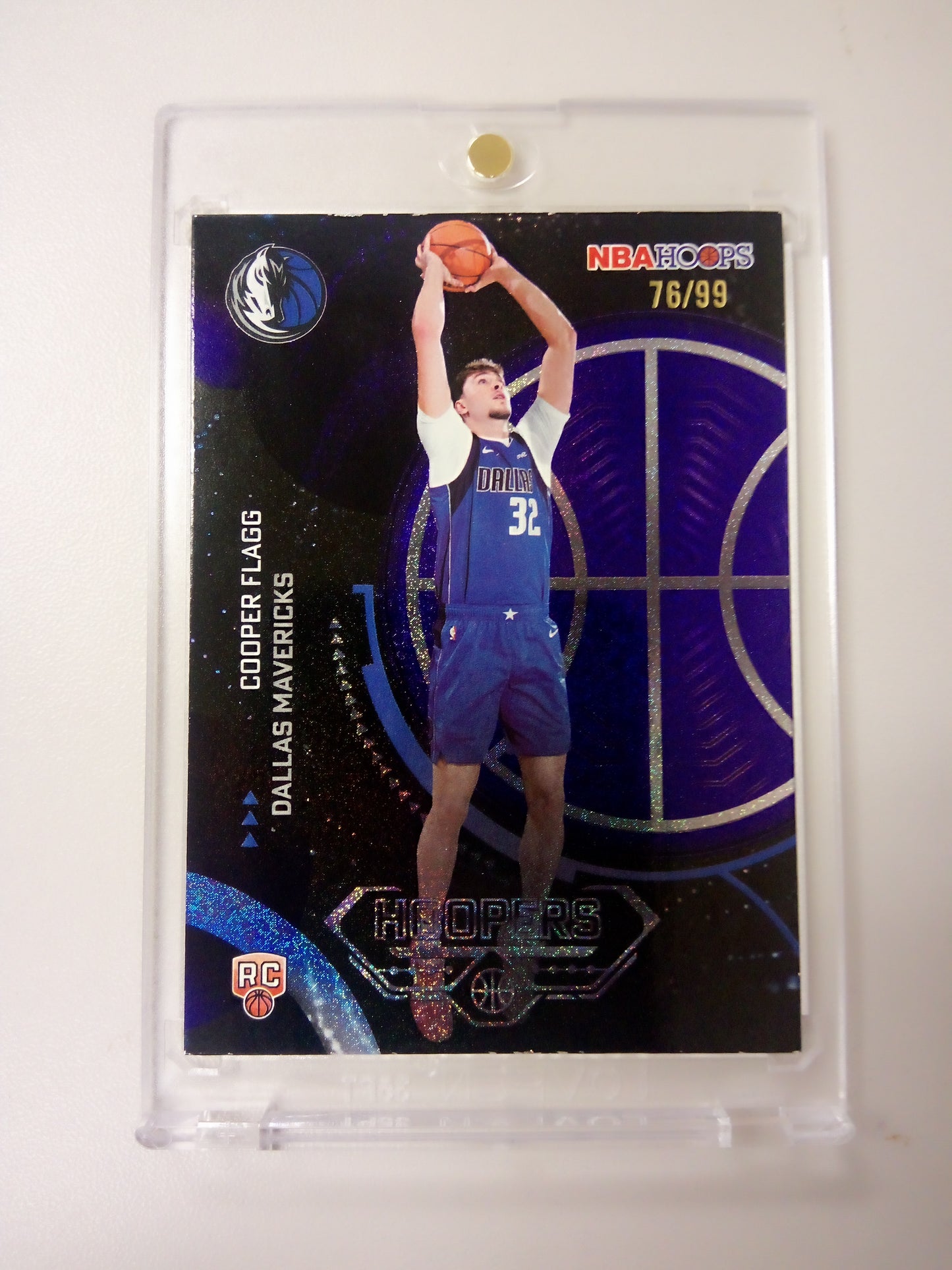 2025-26 NBA Hoops * Cooper Flagg * #76/99 Purple Picel Hoopers RC #H-16