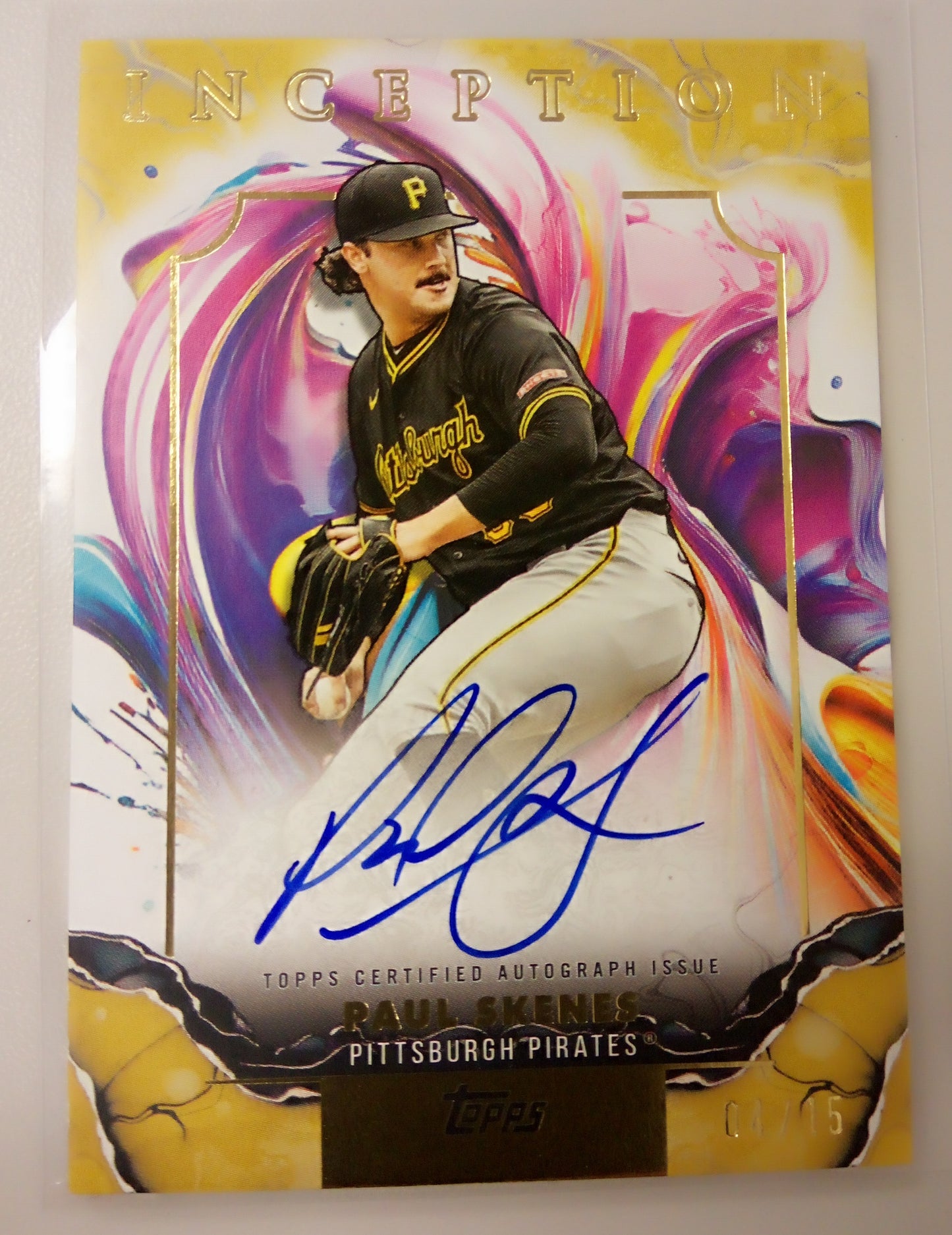 2025 Topps Inception * Paul Skenes * #04/15 Rookie And Emerging Stars #RESA-PS