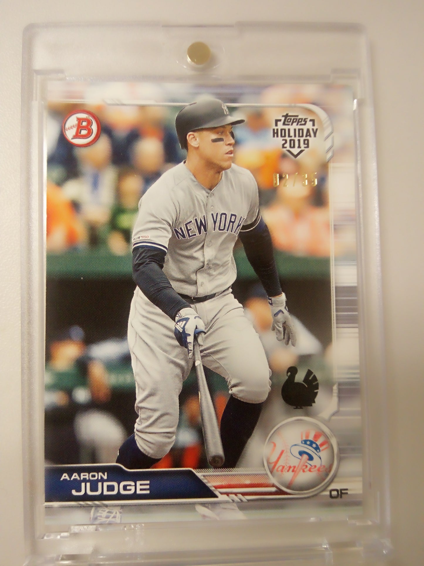 2019 Bowman * Aaron Judge * #02/35 Holiday #TH-AJ