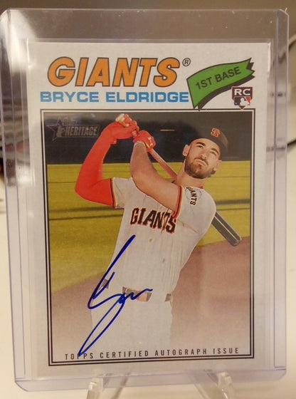 2026 Topps Heritage * Bryce Eldridge * Real One Auto RC #ROA-BE