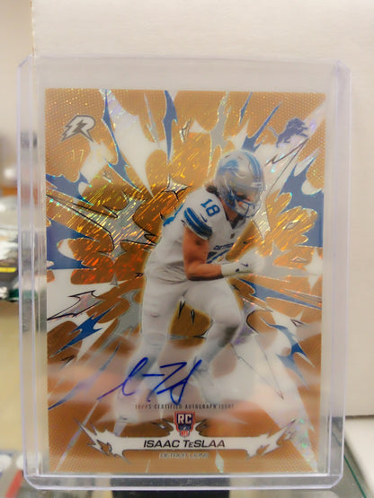 2025 Topps Resurgence * Isaac Teslaa * #17/50 RC Auto #132