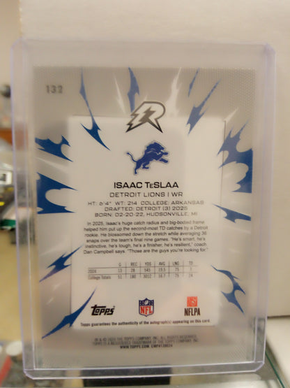 2025 Topps Resurgence * Isaac Teslaa * #17/50 RC Auto #132