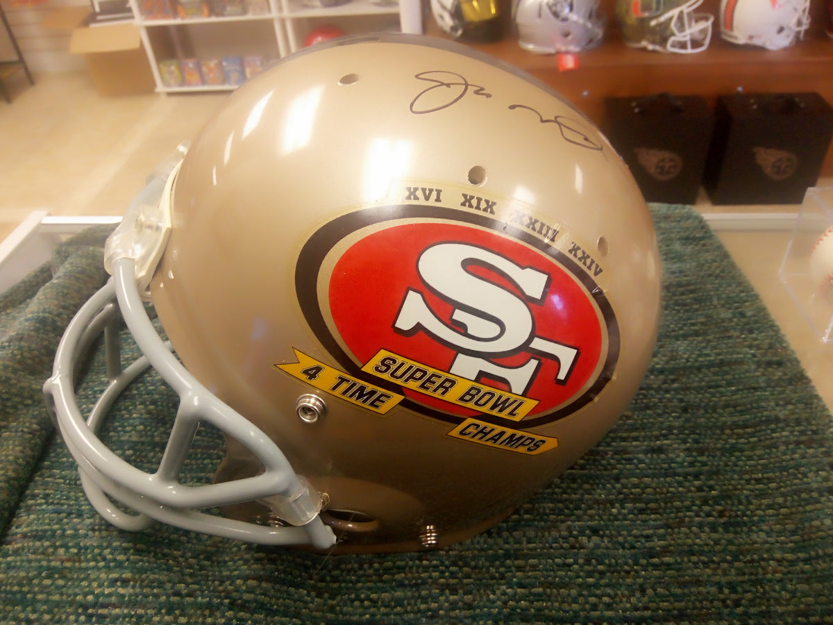 Terry Bradshaw / Joe Montana Dual-Signed Full Size Helmet * #13/50 Tri-Star