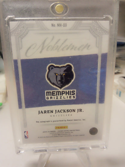 2023-24 Panini Crown Royale * Jaren Jackson Jr * #64/99 Auto #NM-JJJ