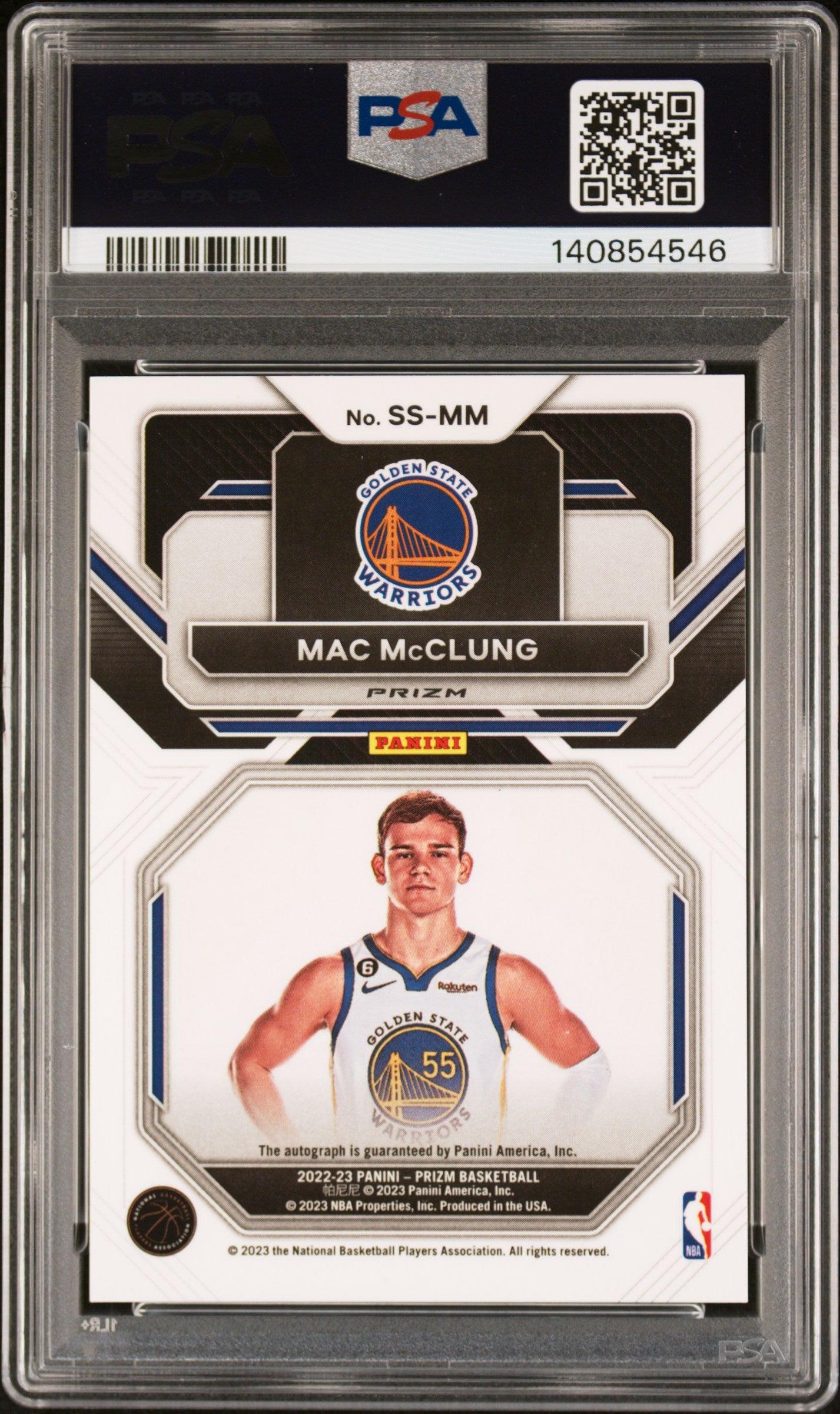 2022-23 Panini Prizm * Mac McClung * Sensational Sigs Silver * PSA