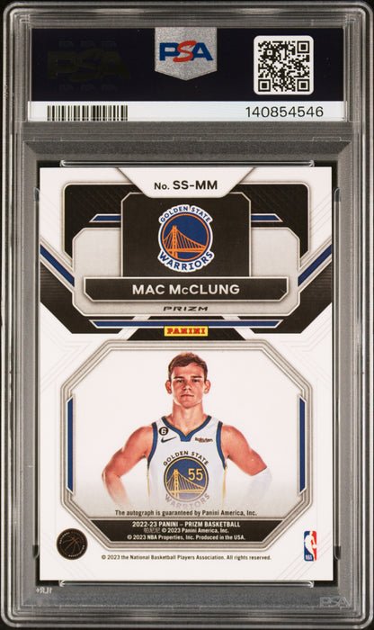2022-23 Panini Prizm * Mac McClung * Sensational Sigs Silver * PSA