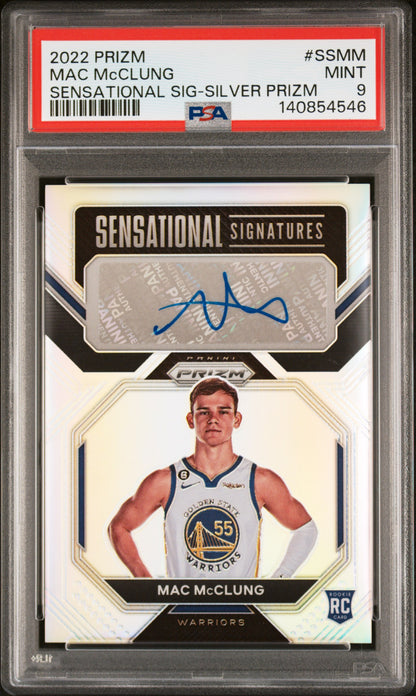 2022-23 Panini Prizm * Mac McClung * Sensational Sigs Silver * PSA