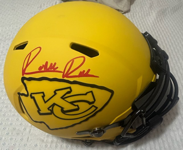 Rashee Rice Signed Full Size Kansas City Chiefs Helmet * Beckett