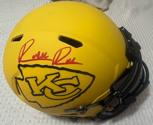Rashee Rice Signed Full Size Kansas City Chiefs Helmet * Beckett
