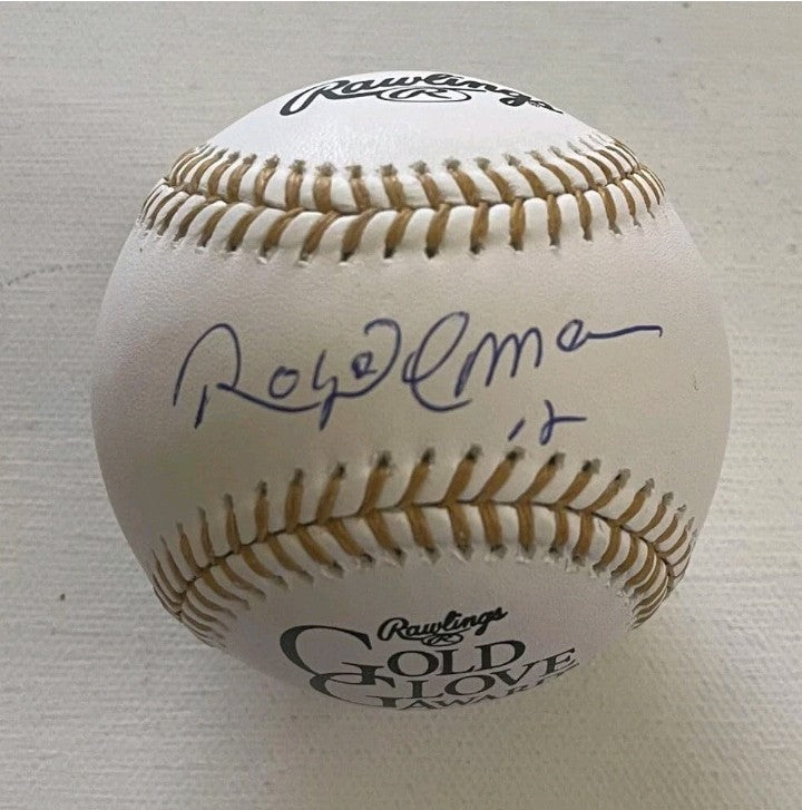 Roberto Alomar Jr Signed Rawlings Gold Glove OML Baseball * Schwartz