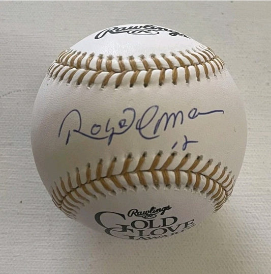 Roberto Alomar Jr Signed Rawlings Gold Glove OML Baseball * Schwartz
