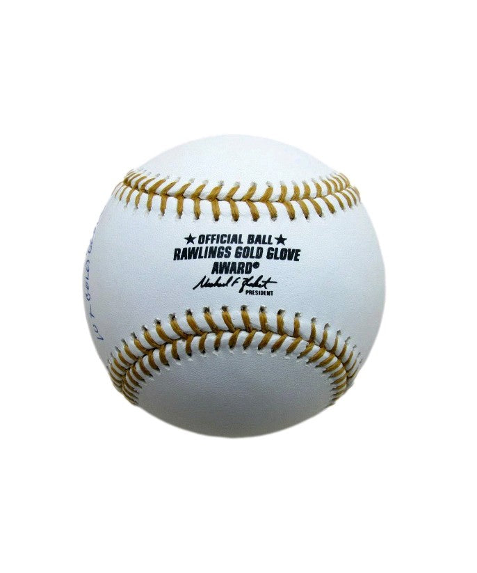 Roberto Alomar Jr Signed Rawlings Gold Glove OML Baseball * Schwartz