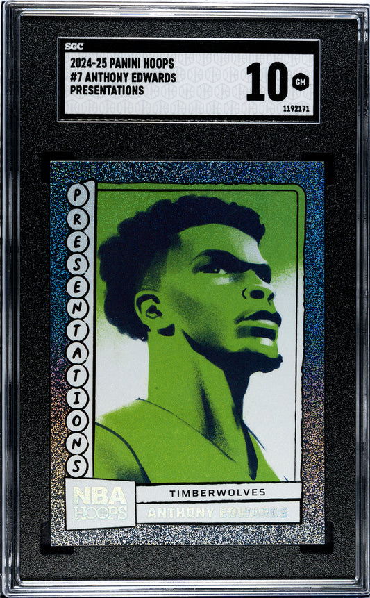 2024-25 NBA Hoops * Anthony Edwards * Presentations #7 * SGC 10