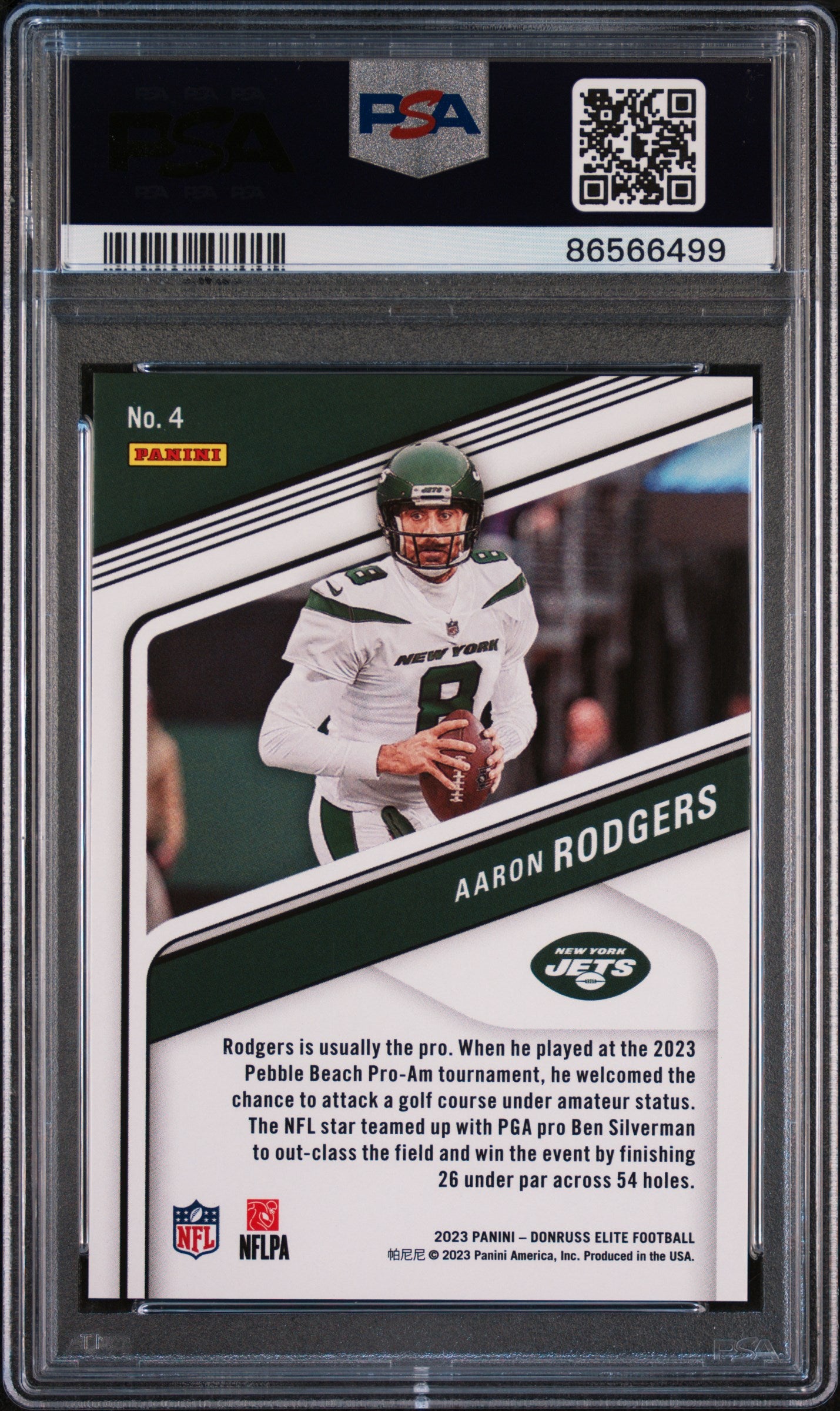 2023 Panini Donruss Elite * Aaron Rodgers * #261/299 Aspirations Stars #4 * PSA 10