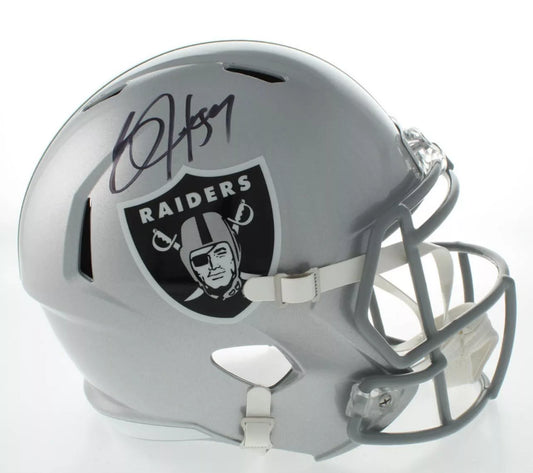 Bo Jackson Signed Raiders Flash Full-Size Speed Helmet * Beckett