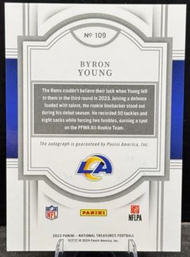 2023 National Treasures * Byron Young * #45/99 RC #109