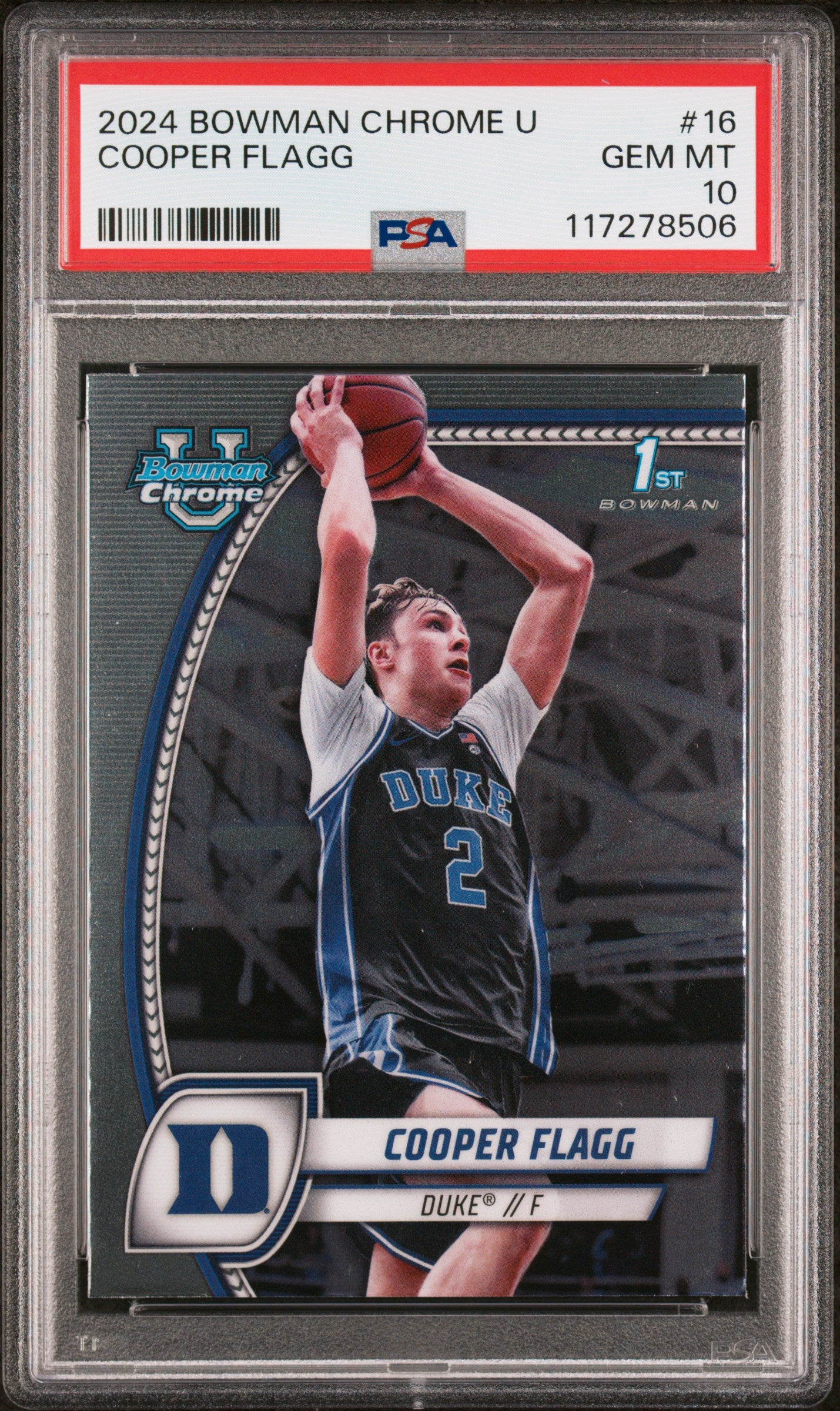 2024 Bowman Chrome U * Cooper Flagg * 1st Bowman #16