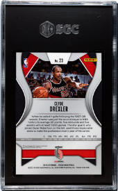 2019-20 Panini Prizm * Clyde Drexler * Auto #23 * SGC 9.5/10