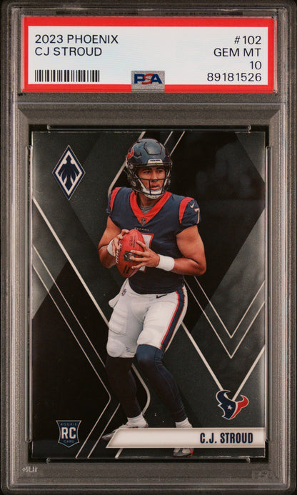 2023 Panini Phoenix * CJ Stroud * RC #102 * PSA 10