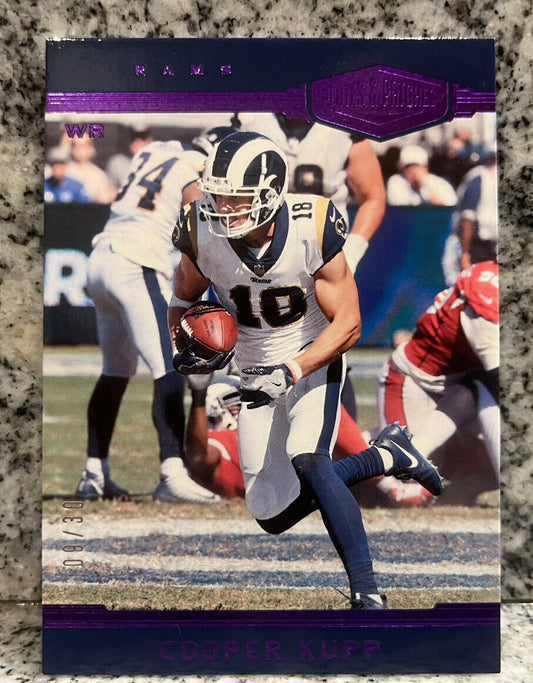 2018 Panini Plates & Patches * Cooper Kupp * #01/30 Purple #98