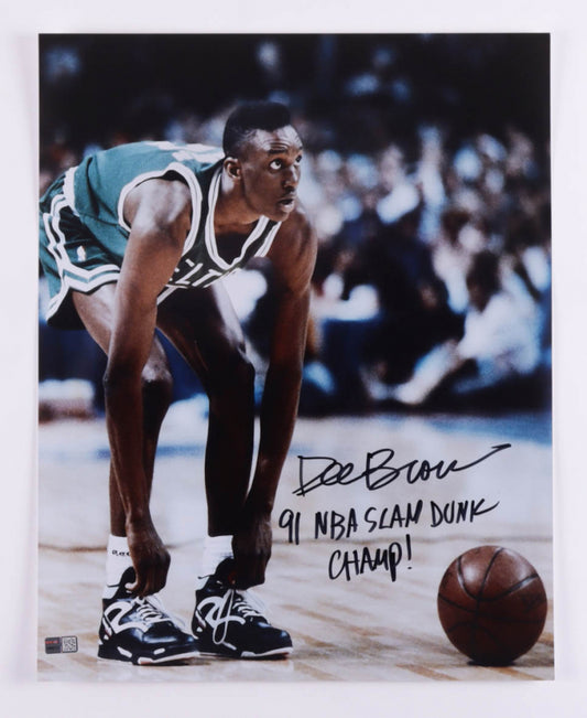 Dee Brown Signed Celtics 16x20 Framed Photo - $25 OFF