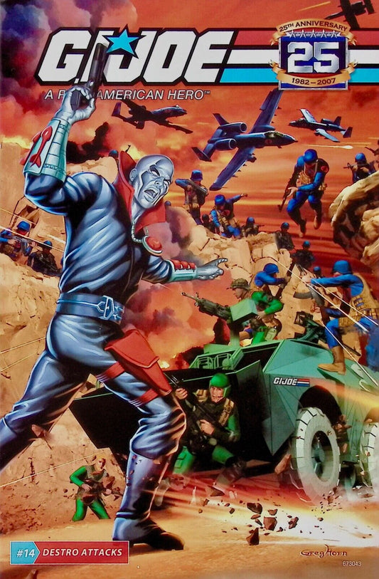 G.I. Joe 25th Anniversary #14 Destro Attacks Comic Book